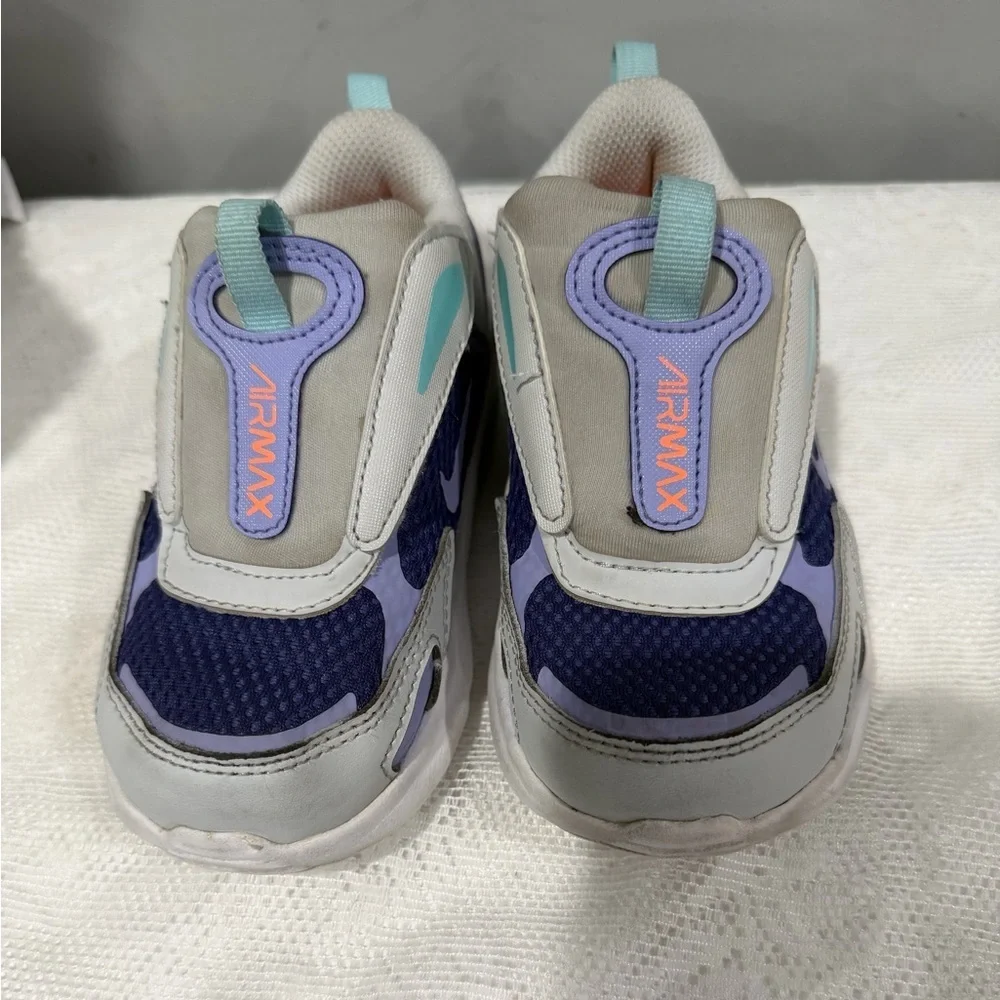 Nike Kids Sneakers - Blue, Gray, and Purple